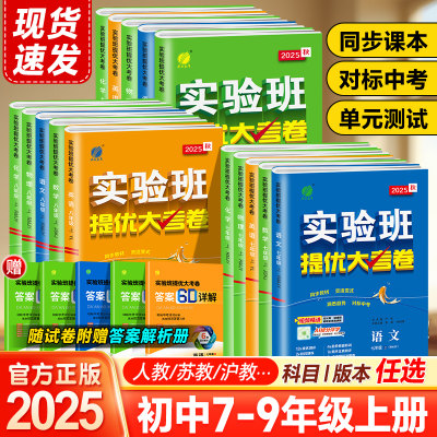 实验班提优大考卷同步练习册