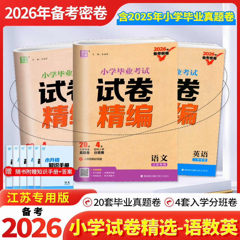 江苏专用2026小学毕业考试