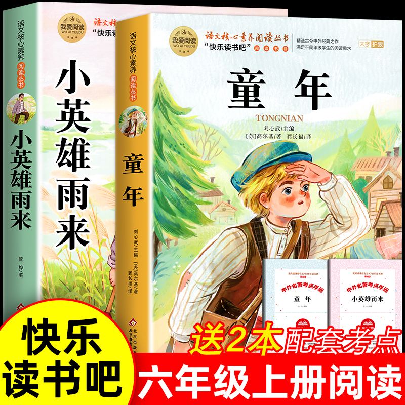 全套2册童年书高尔基原著