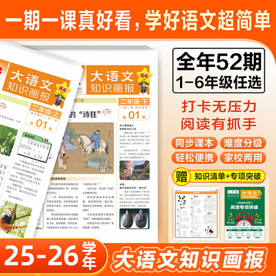 小学大语文知识画报少年报纸