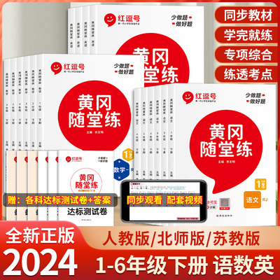 2024新版黄冈随堂练部编人教版