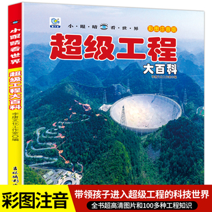 中国超级工程大百科全书彩图注音版小眼睛看世界大国重器儿童百科全书了不起的中国少年儿童科学启蒙书籍科普读物课外阅读漫画插图