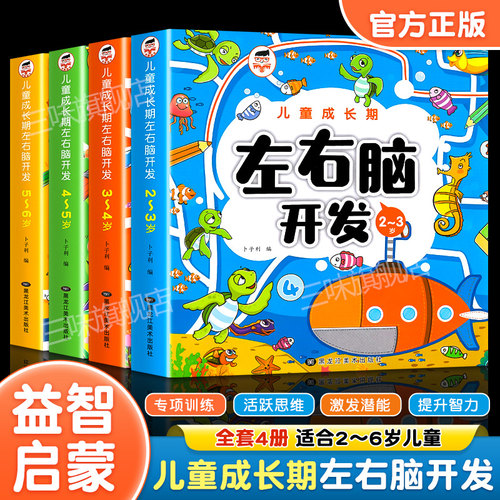 左右脑开发思维训练书2-6岁