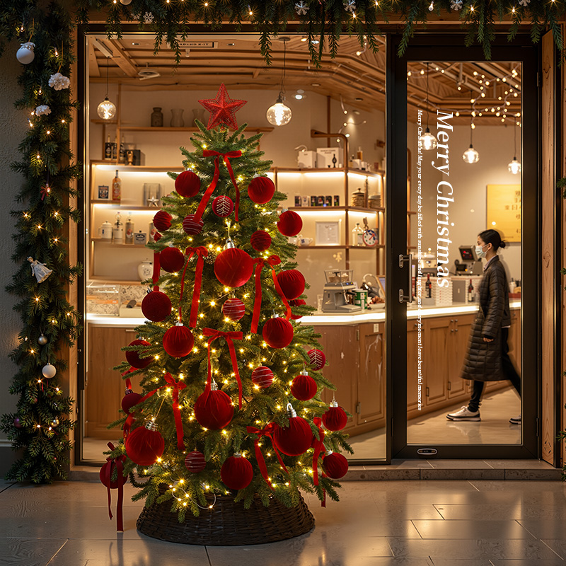 圣诞树新款家用高级感大型圣诞树