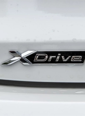 适用宝马车标x1x3x4x5x6四驱排量xdrive28i35i40i50i贴叶子板字