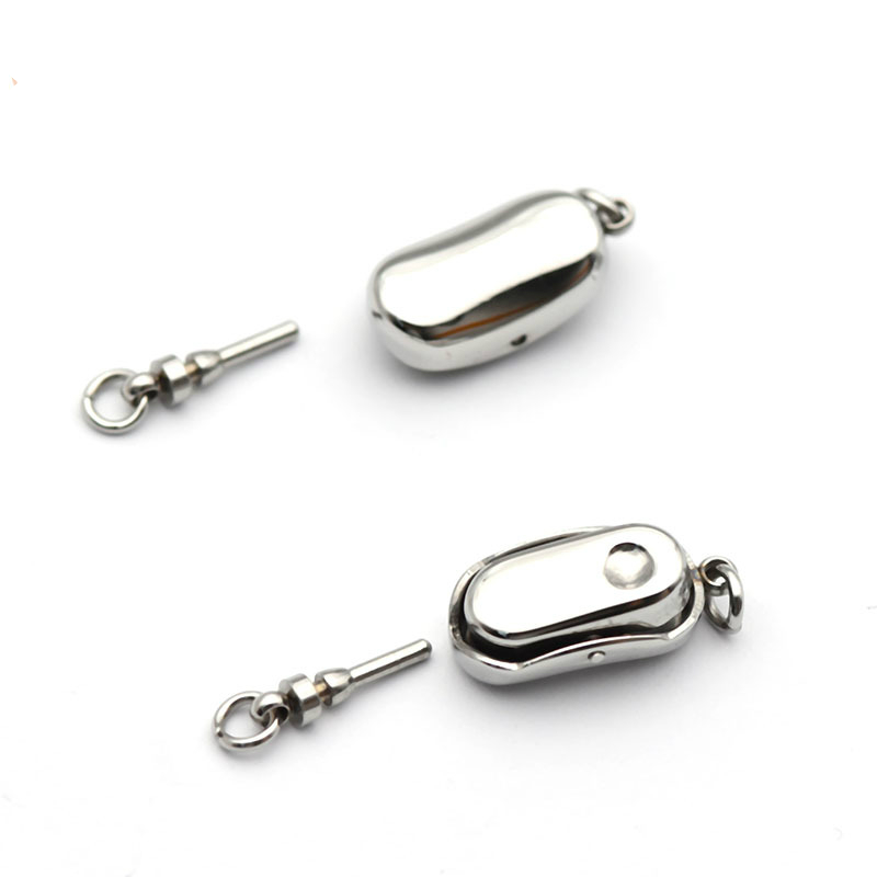 s925镀银豌豆扣插片扣DIY配件材料仿珍珠手链项链连接扣子