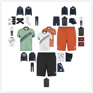 少量现货2020EA7弗格尼尼T恤短裤头带护腕马甲国家队服套装夹克