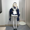 软妹女佣裙cosplay洛丽塔lolita cos服二次元 大码 定制天使女仆装