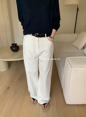 class韩国直邮031101 FEBRUARY.11 韩代2026 自带弹力棉1oo休闲裤