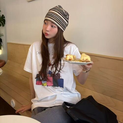 class韩国直邮031113 TOOGOOD 韩代2026款  可爱卡通短袖T