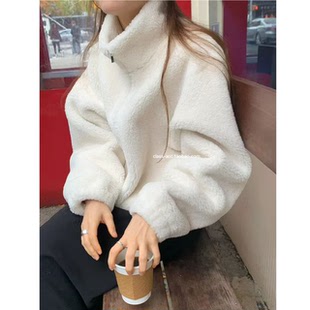 小立领毛毛外套 韩代2025款 class韩国直邮121106 OUNCE