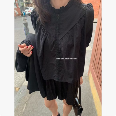 class韩国直邮022519 Underson 韩代2026款  法式蕾丝花边小衫