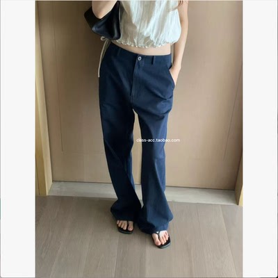 class韩国直邮052004 OUNCE 韩代2026  棉1oo薄款休闲裤