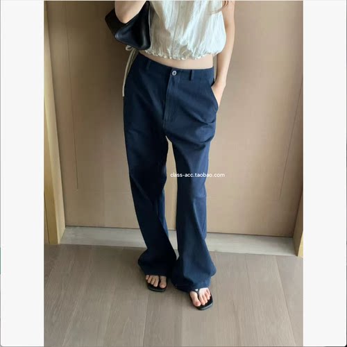 class韩国直邮052004 OUNCE 韩代2026  棉1oo薄款休闲裤