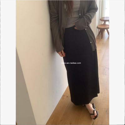 class韩国直邮052105 taffeta 韩代2026款  西服料气质半裙
