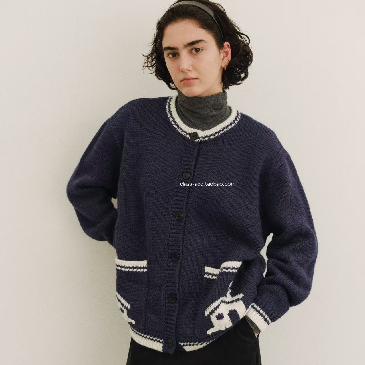class韩国直邮112701 FEBRUARY.11 韩代2025福利款  毛衣开衫