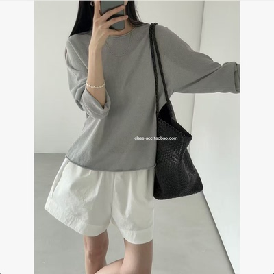 class韩国直邮1033111 FEBRUARY.11 韩代26 一片式小卷边针织罩衫