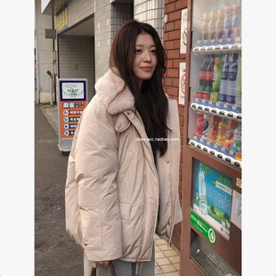 国现class韩国直邮011301 ERUME韩代2025福利款鸭绒8:2毛领羽绒服