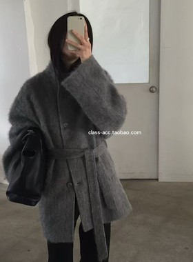 class韩国直邮113015 Alter 韩代2025款  羊绒羊毛毛呢大衣