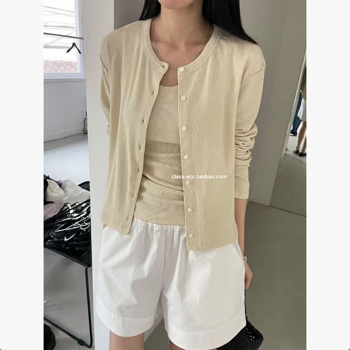 class韩国直邮1033115 FEBRUARY.11 韩代2026款 背心＋开衫两件套