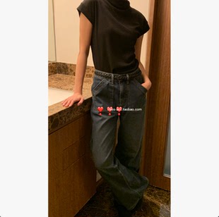 加绒筒喇牛仔裤 class韩国直邮122416 韩代2025款 RICH OVER