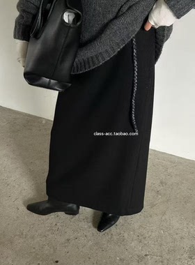 国现class韩国直邮110310 FORTH 韩代2025腰带一套半松紧腰长半裙
