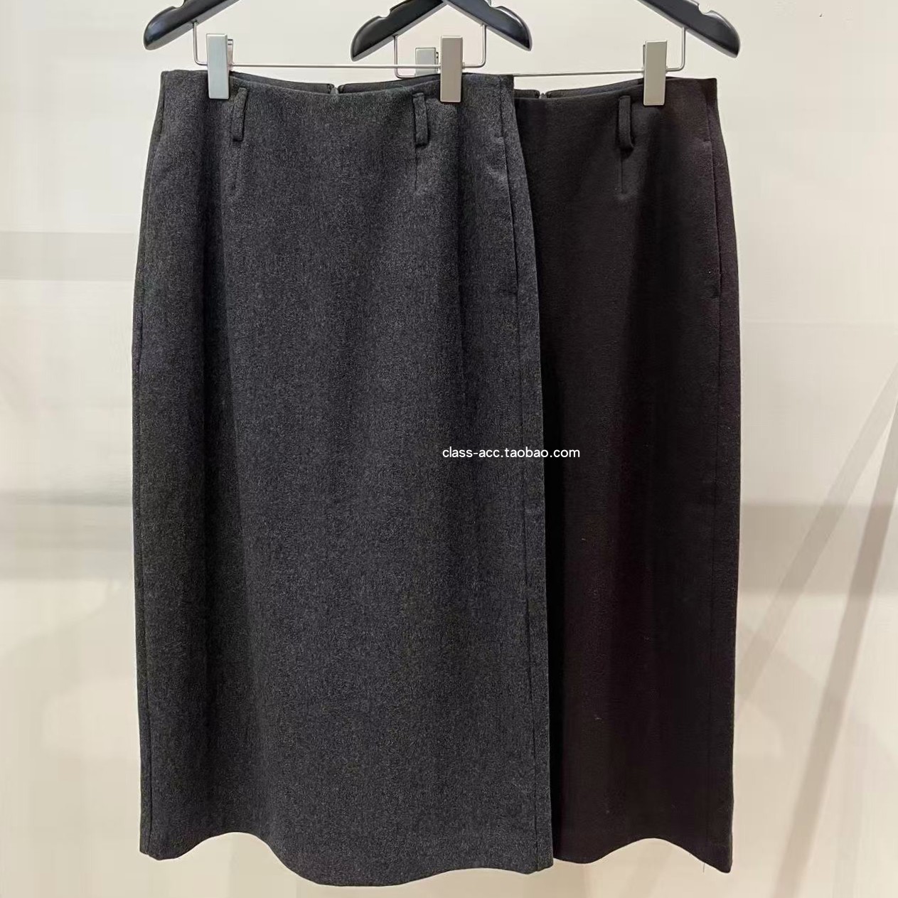 class韩国直邮111208 FEBRUARY.11 韩代2025款  羊毛65气质半裙