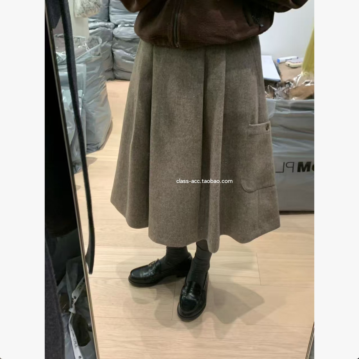 class韩国直邮122117 REIRAI 韩代2025款  半裙