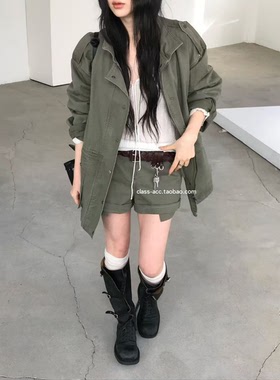 class韩国直邮031611 nuese 韩代2026款  外套＋短裤套装