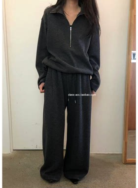 class韩国直邮102603 select market 韩代2025款  加薄绒针织套装