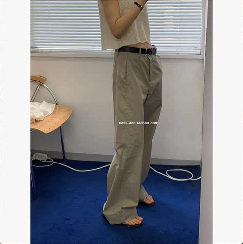 class韩国直邮060402 OUNCE 韩代2026款  夏季超薄休闲裤