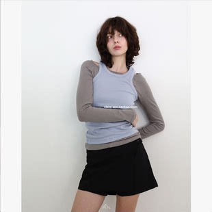 学院风短裙裤 class韩国直邮031018 韩代2026款 plan 裙 the