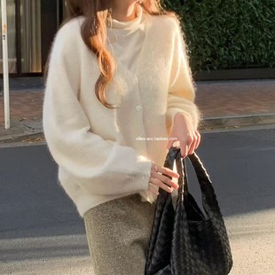 V领毛衣开衫 class韩国直邮121109 一片式 韩代2025款 OUNCE