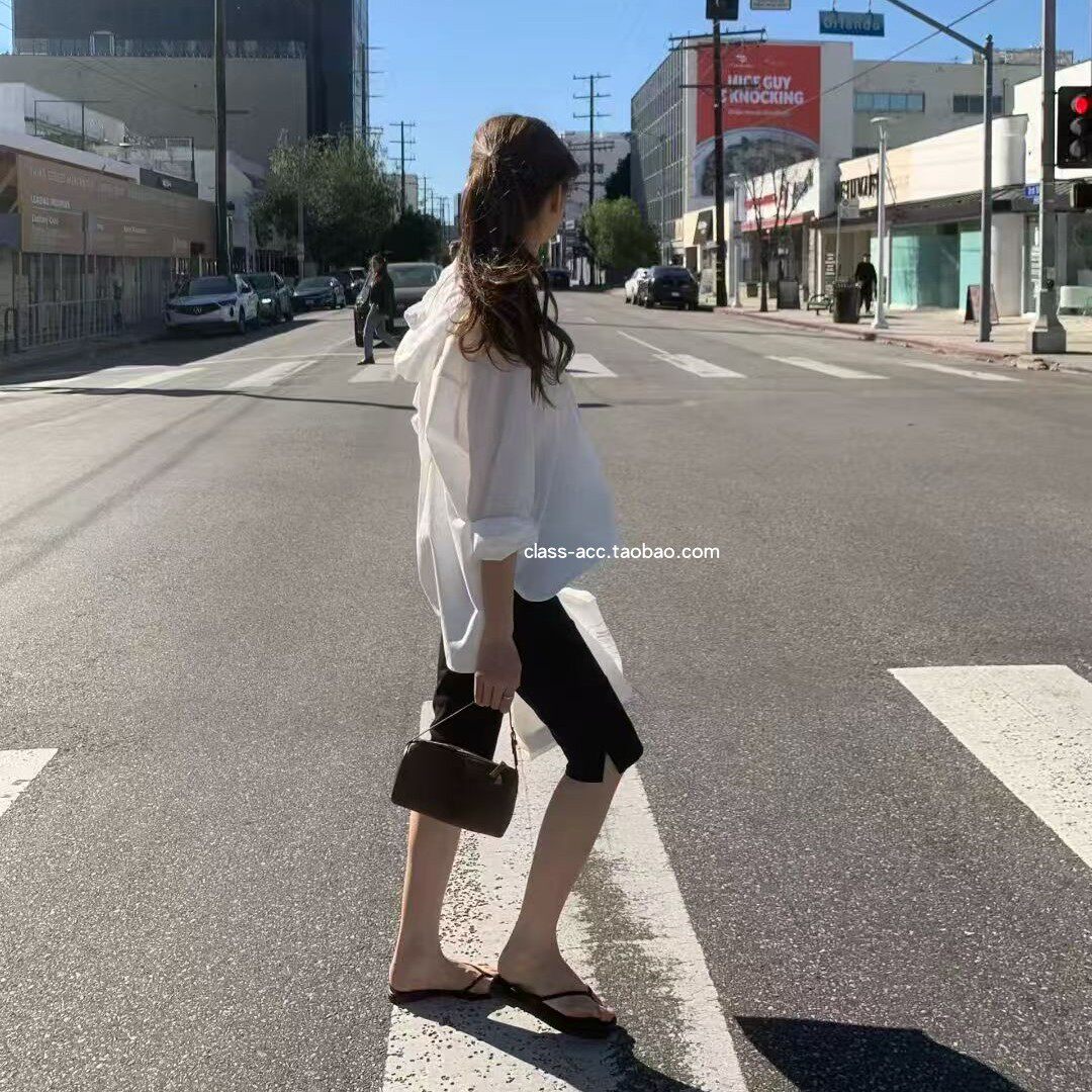 class韩国直邮1041210 OUNCE 韩代2026款  带弹力骑行裤中裤