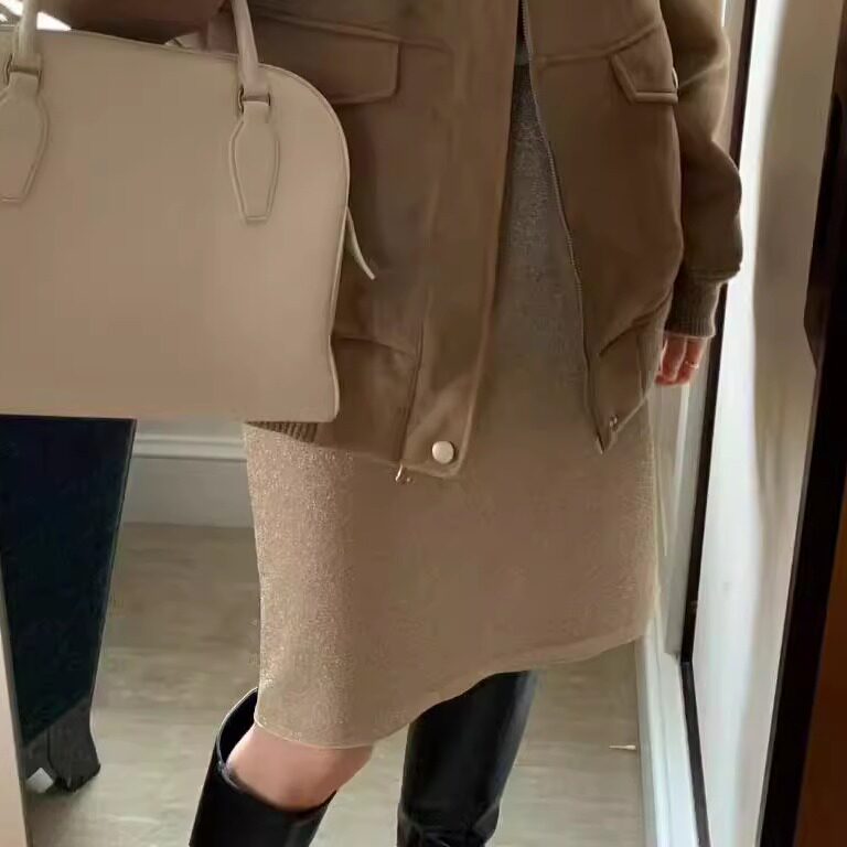 class韩国直邮112421 OUNCE韩代2025款bulingbuling细闪半裙