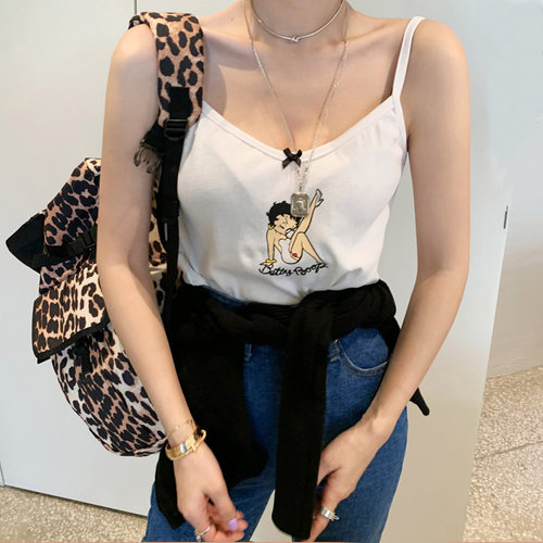 韩国贝蒂修身吊带背心吊带