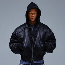 TecNineGroup DROP2 MA1 BOMBER 廓形充棉 连帽 飞行夹克棉服外套