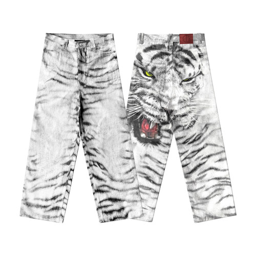 TecNineGroupDROP3白虎压蜡长裤