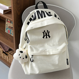 潮牌高中生书包ins风简约背包初中生女生高颜值大学生轻便双肩包