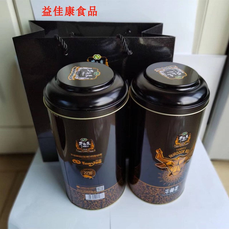 徐州天利牛蒡茶黄金牛膀茶野生罐新包装牛旁片茶牛蒡根养生茶包邮