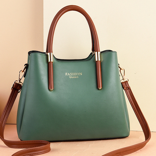 妈妈包包女大气简约2025新款百搭手提包斜挎中年女包大容量40岁50