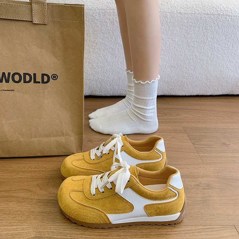 爆款百搭平底德训鞋女2026年新款春季板鞋ins潮阿甘时尚休闲运动,女鞋,德训鞋,淘宝优惠券,粉丝福利购,淘宝优惠卷