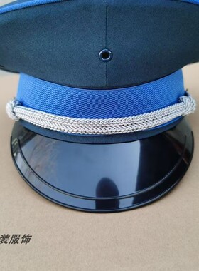 库存老式大檐帽蓝色帽子凡立丁乐队演出帽05怀旧帽子收藏正品