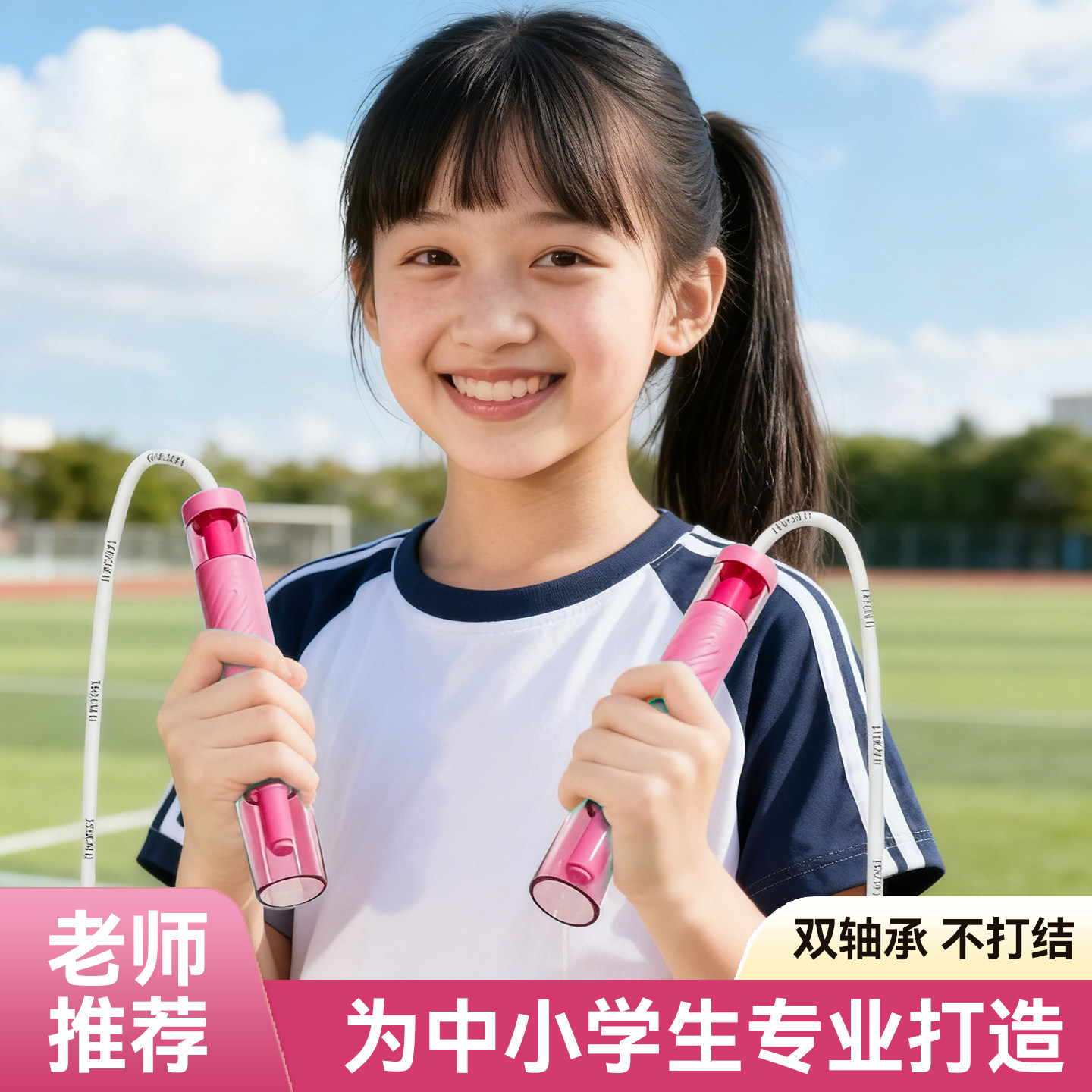 轴承跳绳儿童中小学生专用竞速一年级初学考试专业绳子不打结跳绳,运动/瑜伽/健身/球迷用品,跳绳,淘宝优惠券,粉丝福利购,淘宝优惠卷