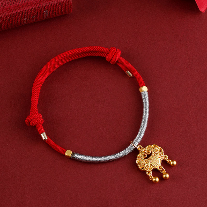 猫项圈铃铛如意祥云长命锁黑色幼猫小狗挂饰脖圈可调节狗狗项链