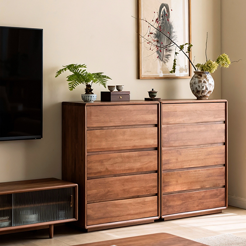 实木斗柜卧室抽屉柜床尾柜置物柜