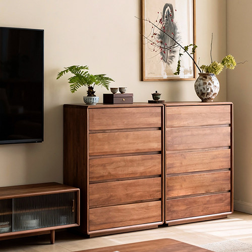 实木斗柜卧室抽屉柜床尾柜置物柜