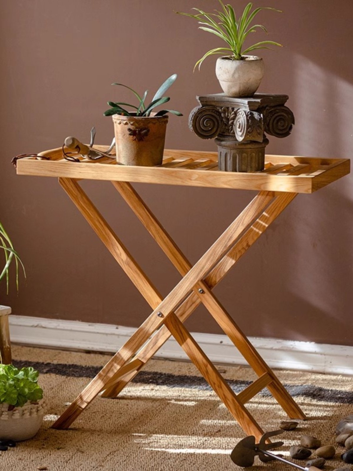 聚汉灰实木花架，多肉花盆架，茶几，沙发，储物架，落地花桌,鲜花速递/花卉仿真/绿植园艺,花架,淘宝优惠券,粉丝福利购,淘宝优惠卷