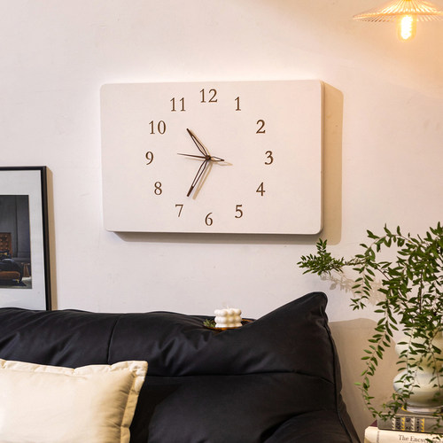 掬涵电表箱装饰画钟表木遮挡遮丑