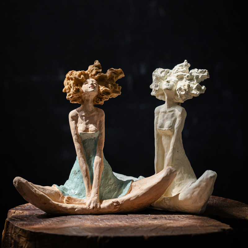 掬涵创意少女摆件桌面装饰品礼物